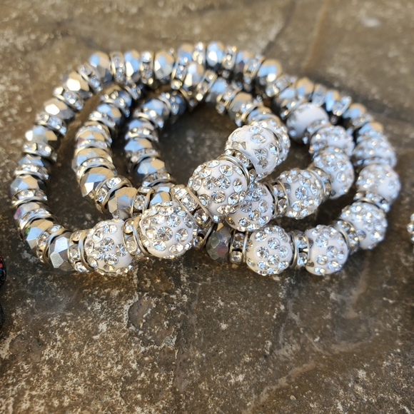 Faceted Beaded Bracelets Assortment of 9 Brand NEW - Picture 6 of 6